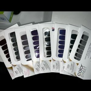 Color Street Nail Polish Strips Lot of 8